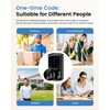 HIDALIFE Keyless Entry Door Lock, Keypad Door Lock with Handle,