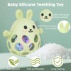 MOXYOY Teething Toys & Rattle Teething Mitten for Baby, Sensory