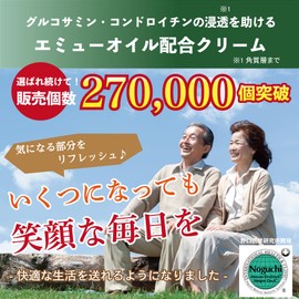 野口医学研究所 エミュープラスHi (15gお試しサイズ) エミューオイル配合クリーム MSM グルコサミン コンドロイチン ヒアルロン酸配合 エミュープラスハイ