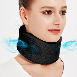 Soft Neck Brace Universal Cervical Collar, Neck Brace for Sleeping Foam Wraps Keep Vertebrae Stable for Relief of Cervical Spine Pressure A-L (Neck Circumference 14"-16.9", High 3.3")