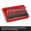 Einhell Bit Set 10 Pieces (50 mm Bits PH/PZ/T/H, Sandblasted