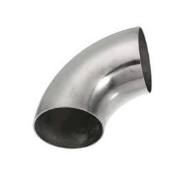 Partuto 1pcs OD 2.75 Inch 90 Degree 1.5mm Thickness Mandrel Bend Elbow SS304 Stainless Steel Bend Tube Exhaust Elbow Pipe for Car Modified Exhaust System Replacement