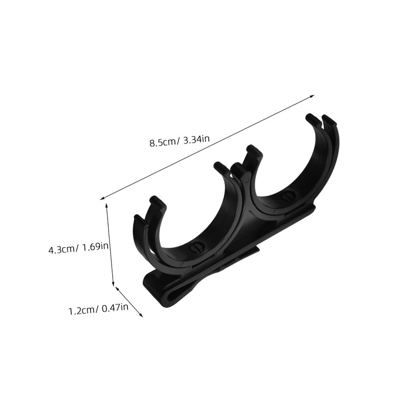 BIUDECO 2-Piece Golf Ball Holder Clip for Belt or Golf