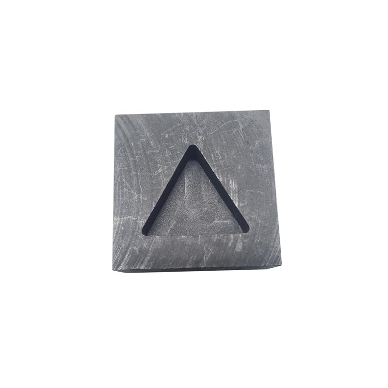 OTOOLWORLD Triangle Graphite Casting Ingot Mold Metal Refining Scrap Gold