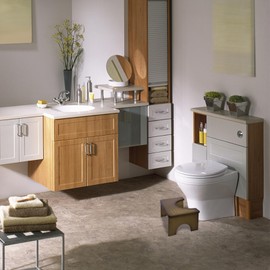 Bamboo Toilet Stool, 7" Toilet Stool Squat Adult, Non-Slip Poop Stool for Bathroom, Portable Squat Toilet Pooping Stool for Kids, Easy of Use and Clean - Improve Squatting Posture and Comfort (Brown)