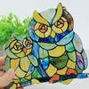 SHIDXIB 1Pcs Creative Window Hanging Decorative Owl Decor Window Hangings