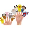 RIY 10Pcs Story Time Finger Puppets - Old Macdonald Had