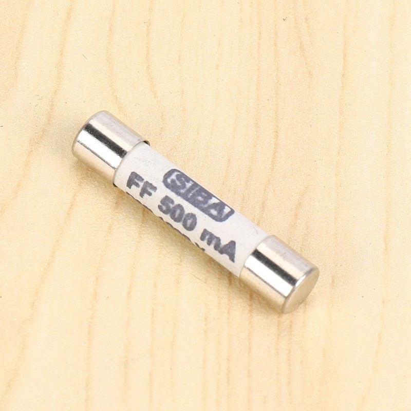 Fayrimi 10X 1000V 500MA 6.3 x 32mm White Ceramic Fuse