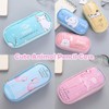 Supertool 3 Layers Candy Colors Pencil Case Makeup PU Leather