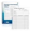 LKTHSEEK Equipment Maintenance Log Book 8.5 x 11 Inch 110