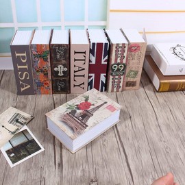 Security Dictionary, Dictionary Book Secret Safe Security Box, Money Cash Jewellery Locker for Home and Office (Tour Eiffel Type)