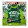 GIMPOP - Roasted Seaweed snacks - Kimchi Flavor - Healthy crunch roasted seaweed snack made with premium quality from clean water