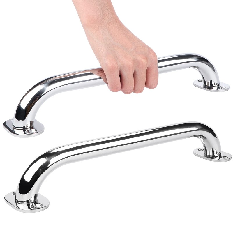 Marinebaby 2X 12 inch Boat Handle handrail Polished Stainless Steel