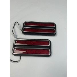 KK 1967-1972 LED Chevy GMC C10 C20 Truck Rear Side Marker Fender Lights Pair