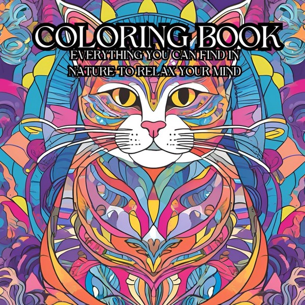 Serine Animal Nature Coloring Book for Mind Clarity: Relax and