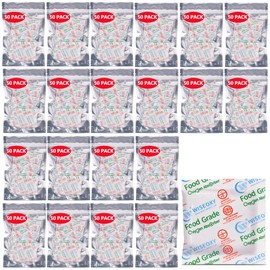 Wisesorb 300CC 1000 Packs Oxygen Absorbers for Food Storage, Food Grade Oxygen Absorbers, O2 Absorbers Food Grade for Food Storage