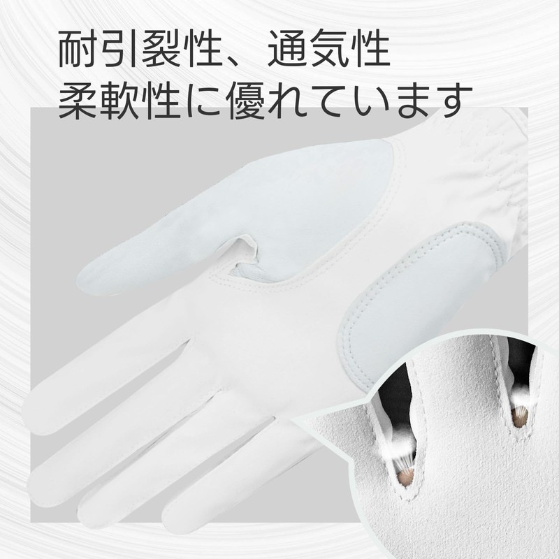 Golf Glove Womens Ambidextrous All-Weather Ball Marker Squeeze Soft Comfort