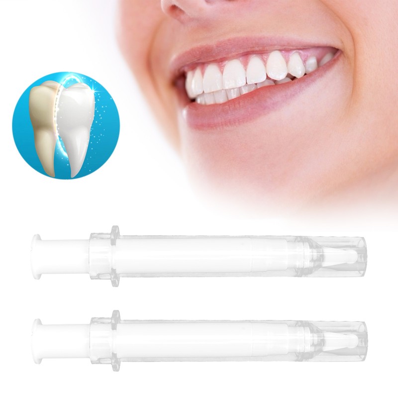 2Pcs 15ml Effective Teeth Whitening Pen No Sensitivity Teeth Coffee