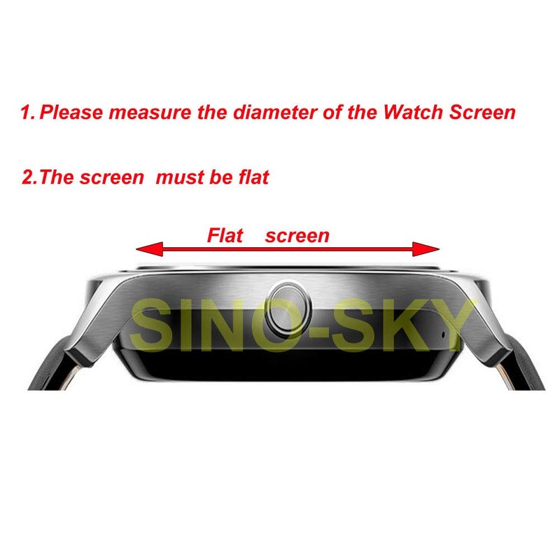 [ 3-Pcs] Universal Round Smart Watch HD Screen Protector,Anti-Scratch, Anti-Fingerprint,