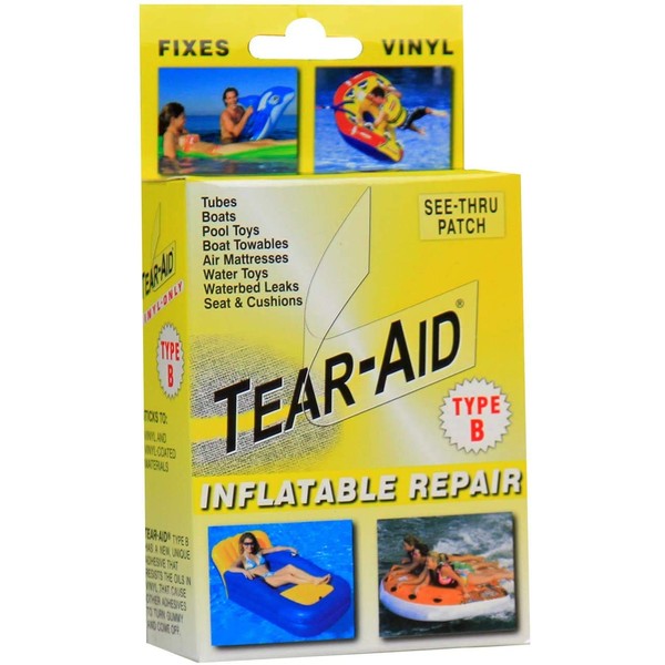 Tear-Aid Repair Airhead Tear-Aid Vinyl Repair Kit, Packaging May Vary,multicolor,1 Pack,D-KIT-B01-100