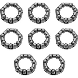 Bike Ball Bearing Retainer, 8Pcs Bicycle Wheel Bearing Retainer,7 Balls Bicycle Repair Accessories Ball Bearing Cage Bicycle Ball Bearing,Bike Front Wheel Ball Bearing Bracket,Bike Ball Retainer