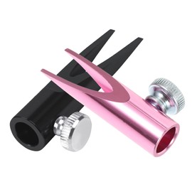 Ipetboom 2pcs Manual Makeup Pencil Sharpener Dual U-Shaped Slots for Eyebrow and Lip Liners for School and Office Use Stylish Black and Pink Colors