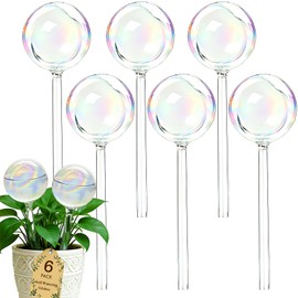 Self Watering Globes for Plants, Large 6pcs Glass Garden Self Watering Bulb