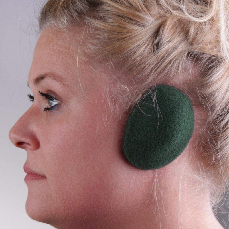Earbags Fleece Standard, fleece, green, s