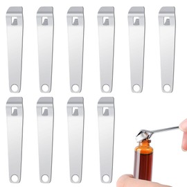 Gjinxi Mini Bottle Opener 10Pcs Vials Decapper Opener Phial Cap Remover Corkscrews Oral Liquid Cap Lifter Bottle Seal Opener Tool Beer Can Beverages Kitchen Utensils for Nurses Home Use