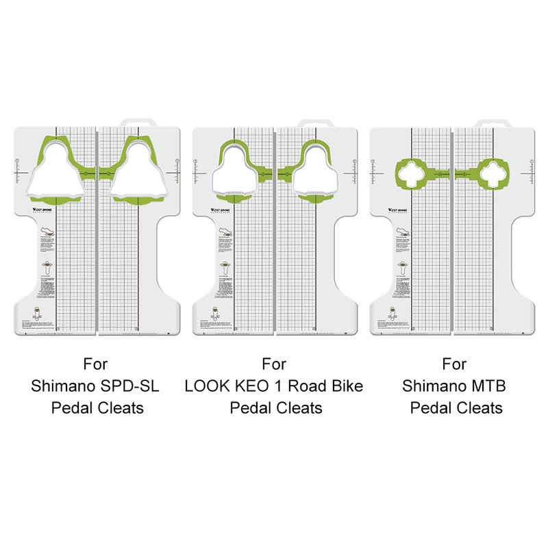 Mountain Road Bike Lock Shoe Measuring Tools For SPD Crankbrothers