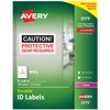 Avery 6579 Durable ID Labels,Laser,Permanent,5-Inch x8-1/8-Inch,100/BX,WE