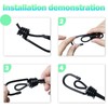 20PCS Plastic Coated Bungee Cord Hooks Spiral Shock Cord Hook