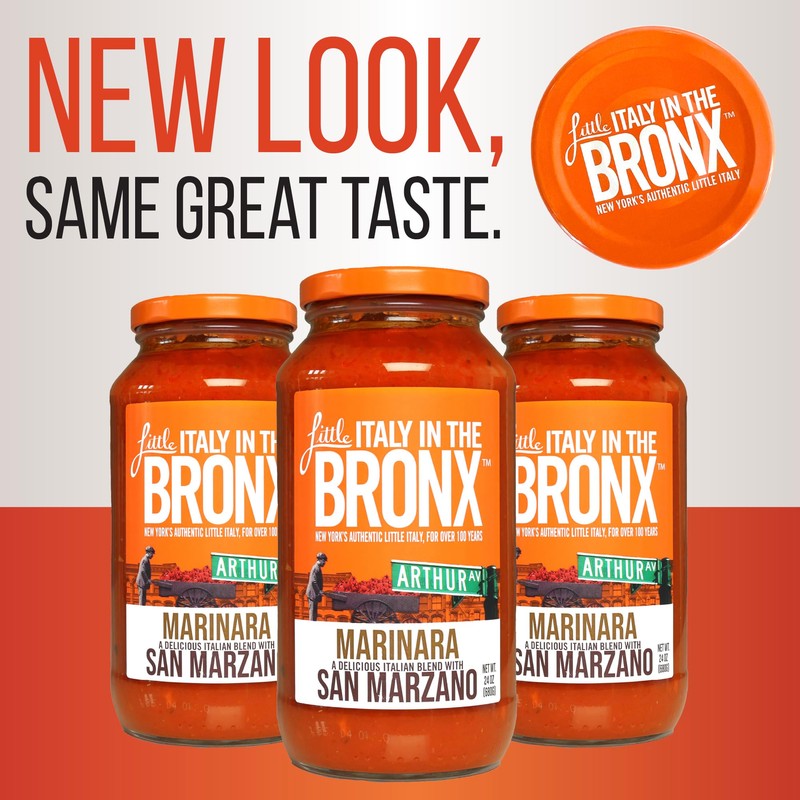 Little Italy in the Bronx Marinara Sauce - Pasta Sauce,