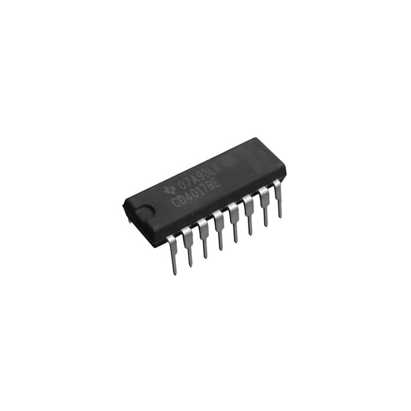 Circuito Integrado Chip IC CD4017BE Contador Divisor CD4017 (3 Piezas)