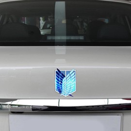 Dawowan Attack on Titan Wings of Liberty Car Sticker Graffiti Funny Car Accessories Motorcycle Bumper Sticker 13cm