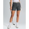 SANTINY Women's 5" Golf Shorts with Pockets Quick Dry Stretch