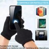 6 Pares Guantes De Lana Tejido Touch Tablet Celular Invierno