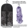 4-Pack Hair Extension Holder - Wig Storage Bags with Hanger