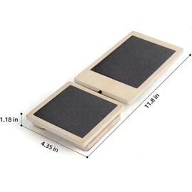 rflaueo Ankle Balancing Board Ankle Strengthener Set Foot Trainer Single Foot Balancing Board Foot Stability Exerciser for Sprained Ankle Valgus Varus Holder(U316-1)