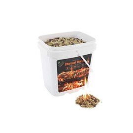 Insta-Fire (2 Gallons) Charcoal Fire Starter Bucket - Emergency Fuel Eco-Friendly Granulated Bulk Excellent for Camping, Hiking, Fishing, and Other Outdoor Activities - As seen on Shark Tank!