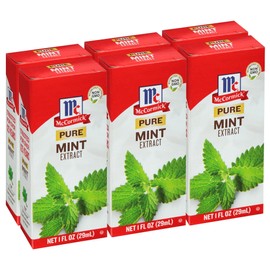 McCormick Pure Mint Extract, 1 fl oz (Pack of 6)