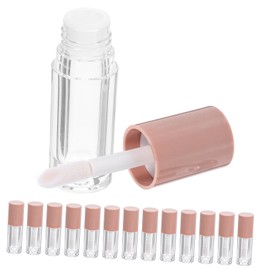 Housoutil 14pcs Lip Gloss Tubes Refillable Containers Wands for Lip Balm and Gloss and Portable Design for Travel and Daily Use
