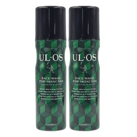 Uros face wash 100g x2 men's foam cleansing dead skin cells sebum blackhead Uros foam + review event / 우르오스 페이스워시 100g x2개 남성폼클렌징 각질 피지 블랙헤드 우로스 폼+리뷰이벤트