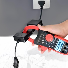 AC Line Splitter 10x/Socket Tester, AC 100~230V Operating Voltage, Max. 15A Rated Current, Black (AP-7400A)