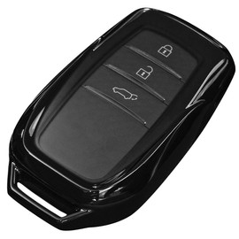 Share Style Toyota Car Universal Key Case A Type Plated TPU Black