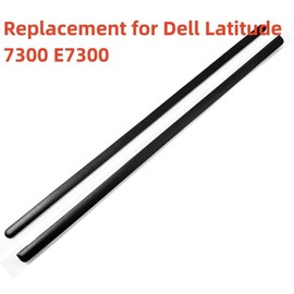 HSSDTECH 2PCS Laptop Bottom Case Nonskid Silicone Bumper Rubber Foot Strips Replacement for Dell Latitude 7300 E7300 Laptop Rubber Feet Strips