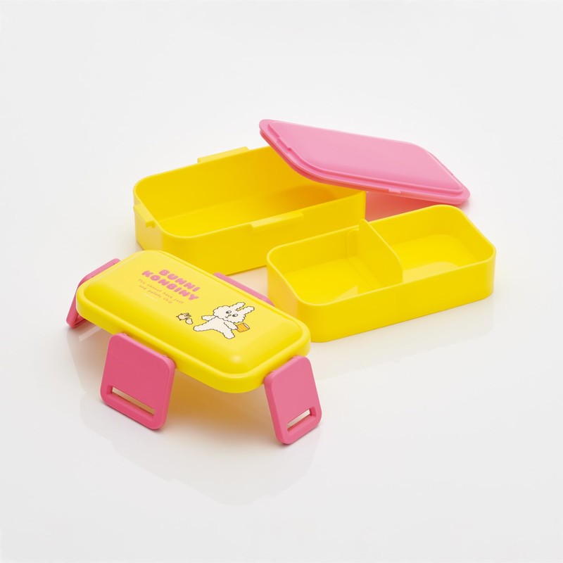 Skater PFLW4AG-A 2-Tier Lunch Box, 23.6 fl oz (600 ml),