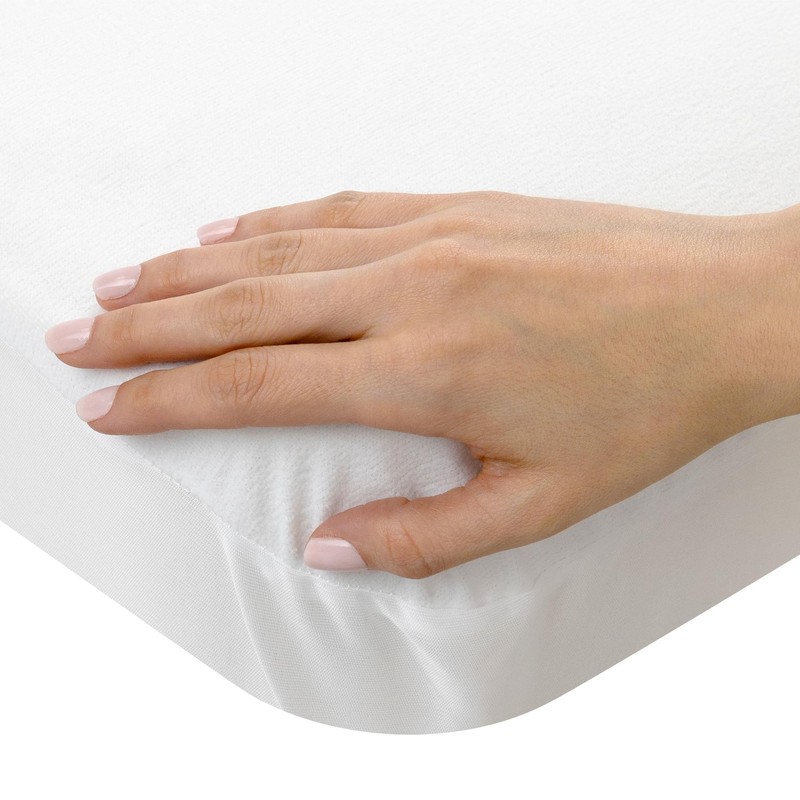 Terry cloth mattress protector, waterproof, breathable, anti-dust mite, elastic all