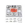 100 Piezas Banda Matriz Dental Contorneadas 2 Anillos Kit