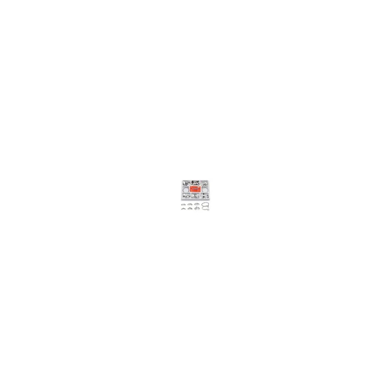 100 Piezas Banda Matriz Dental Contorneadas 2 Anillos Kit